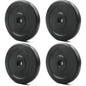 KK Vinyl Weight Plate Set. 1 Inch Vinyl Weight Disc Pair. 2 x 2.5kg, 5kg or 10kg Barbell Weight Plates. Dumbbell Plates for Home or Gym Training or Weightlifting.