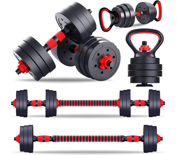 20kg Dumbbells Set for Bodybuilding Bicep Weightlifting For Home Gym - Image 3