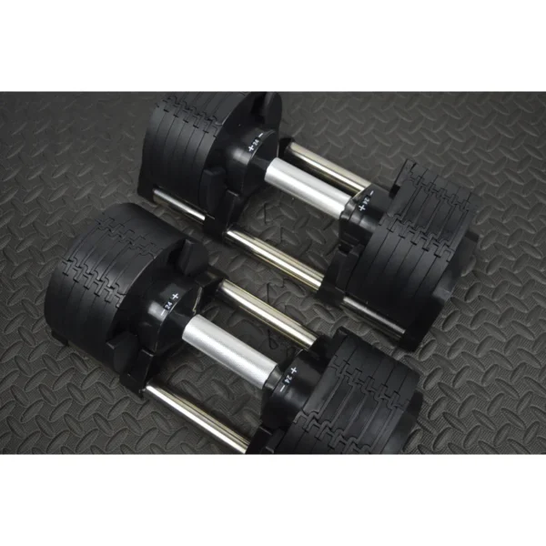 24kg Adjustable Dumbbells Pair with 2kg Increments