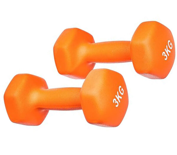 Neoprene Dumbbell Pair Set 8 kg, 4 kg - Image 2