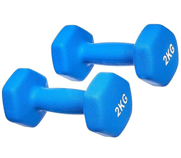 Neoprene Dumbbell Pair Set 8 kg, 4 kg - Image 4