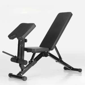 Adjustable Weight Bench with Preacher Curl and Leg Workout (Foldable)